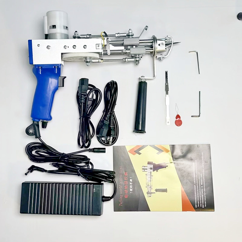 Cross-border tufting gun suit tufting two-in-one carpet weaving gun electric clippers various suit carpet guns