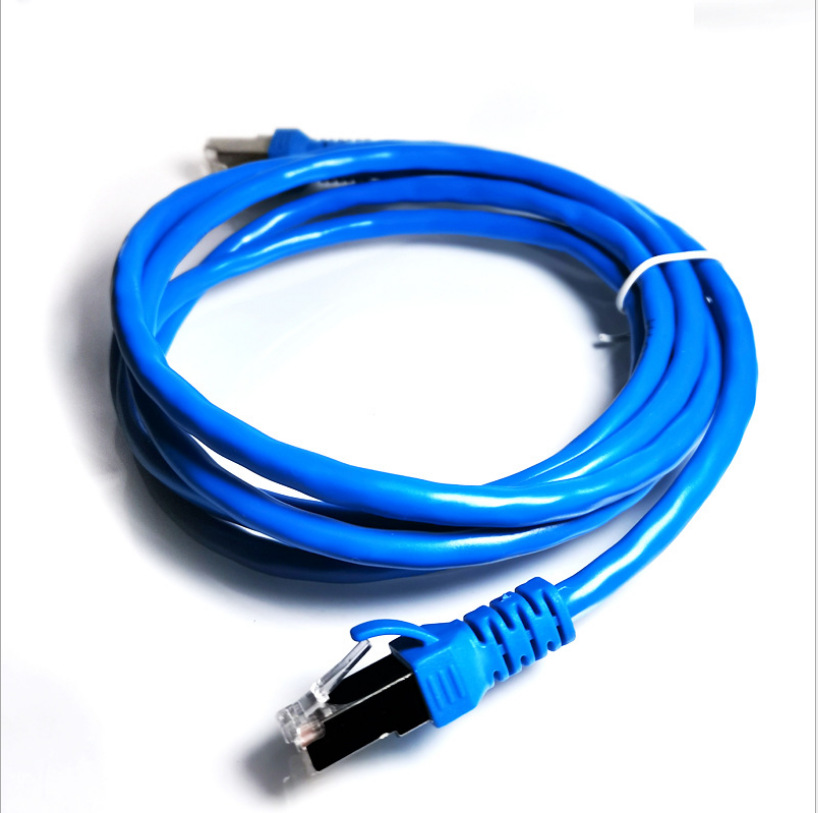 Zhanhong Network Cable Wholesale Category 5E Twisted Pair Cable with Crystal Head 1m for High-Speed Computer Transmission