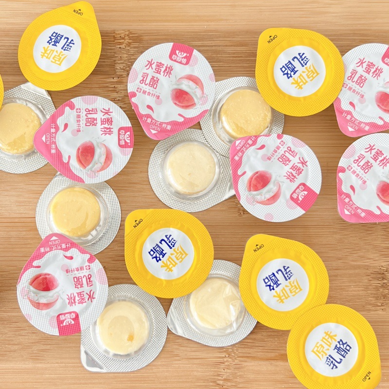 Prairie Original Peach Cheese Cheese Cup Office Snacks Prairie Specialty Children's Snacks 48g