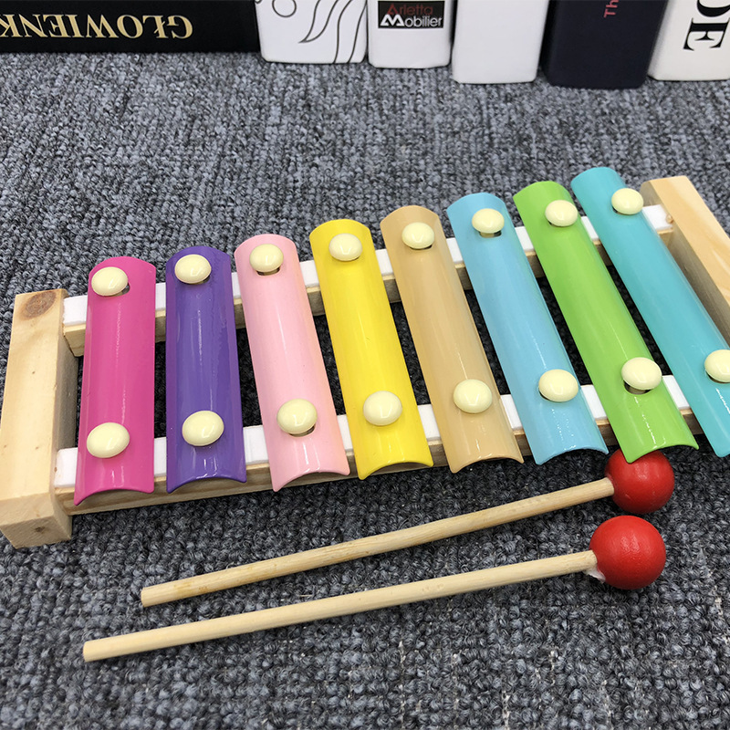 Eight-Tone Xylophone, Xylophone Player, Xylophone, Baby Toy, Orff Percussion Instrument, Educational Early Education Music, Montessori Early Education