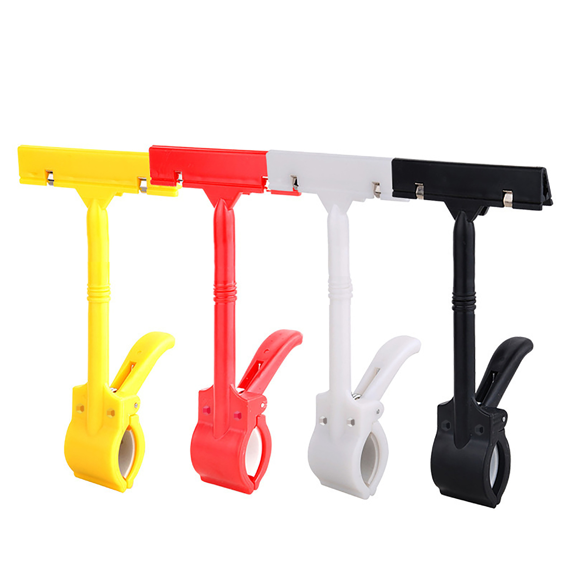 POP Advertising Clip Label Store Supermarket Shelf Double Head Explosive Label Price Tag Mechanical Thumb Advertising Clip