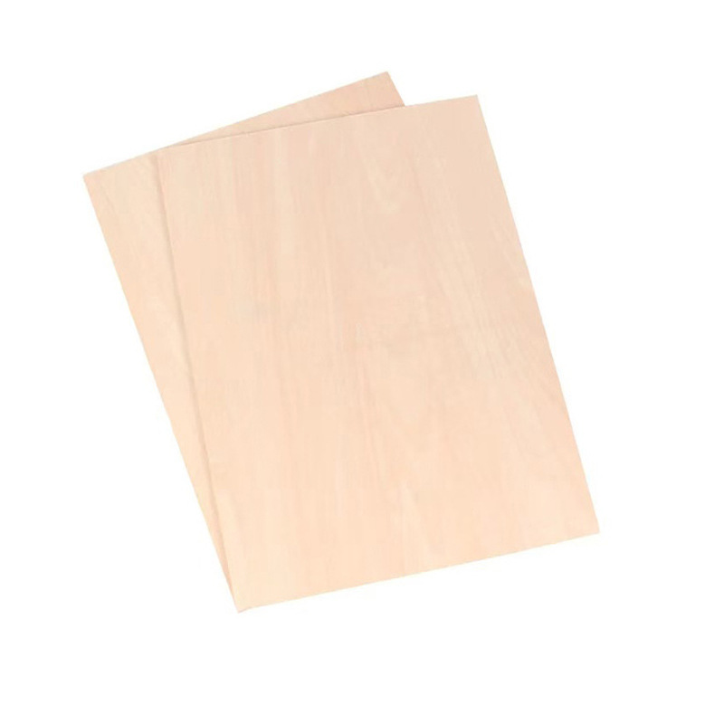 2mm Three-Layer Basswood Plywood Multi-Layer Board Environmentally Friendly E0 Grade E1 Grade Solid Wood Multi-Layer Board Thin Wood Board Three-Ply Board