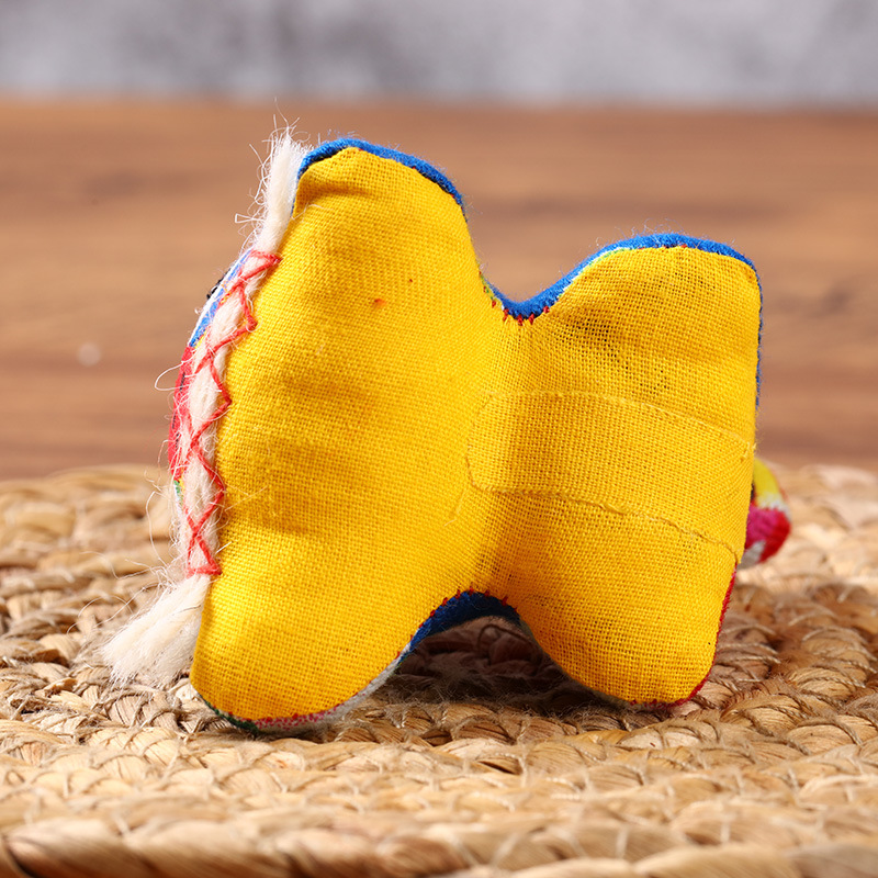 Handmade Cloth Tiger Ornaments Folk Features Craft Traditional Cloth Tiger Chinese Style Gift Little Tiger Decorations