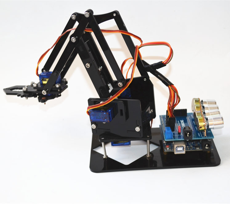 DIY Manipulator Robotic Arm Robot Mechanical Claw Sg90 Raspberry Pi Uno Kit Economical Version