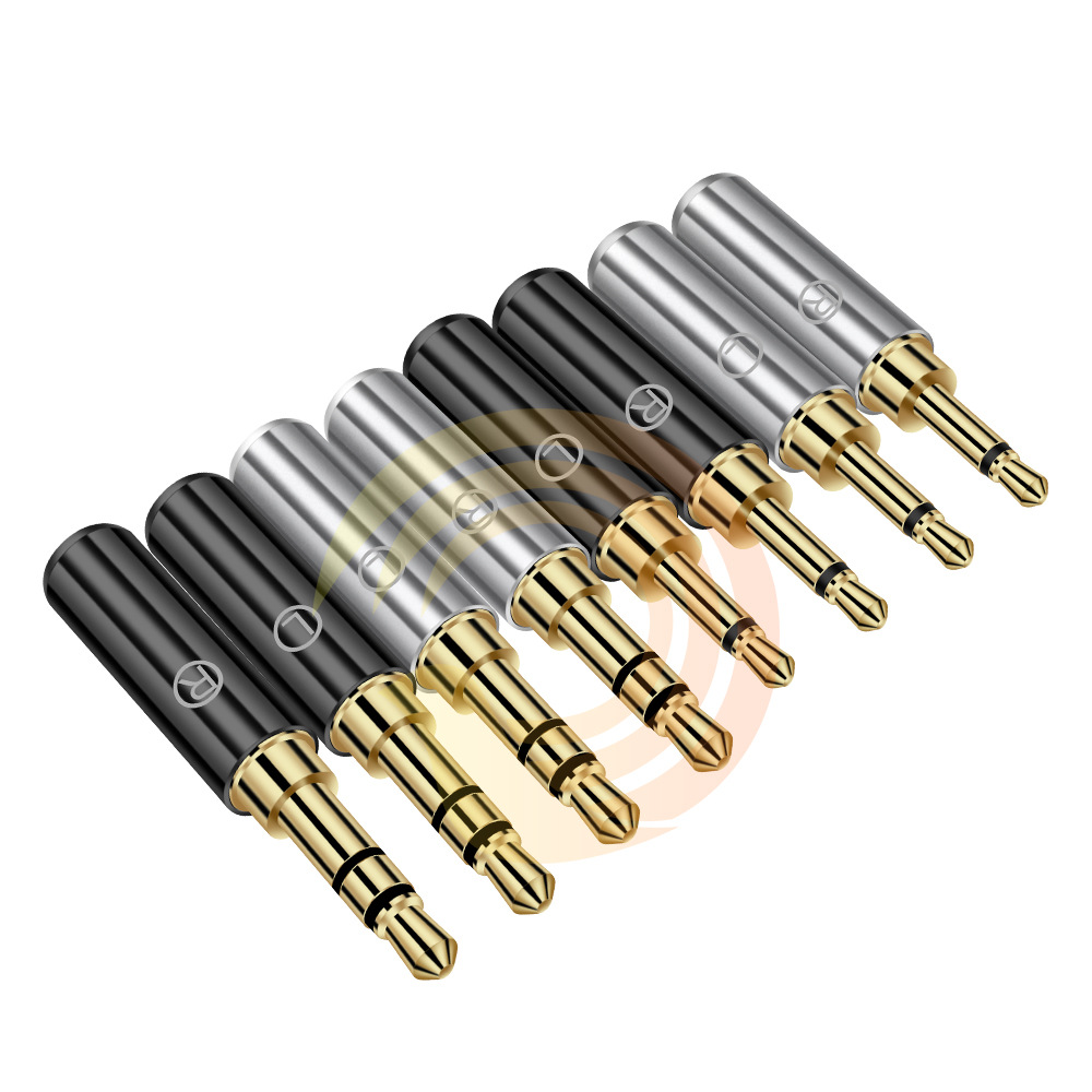 Magpie sound Square 2.5mm Mono/3.5mm mono/stereo/four-section balance plug with left and right logo