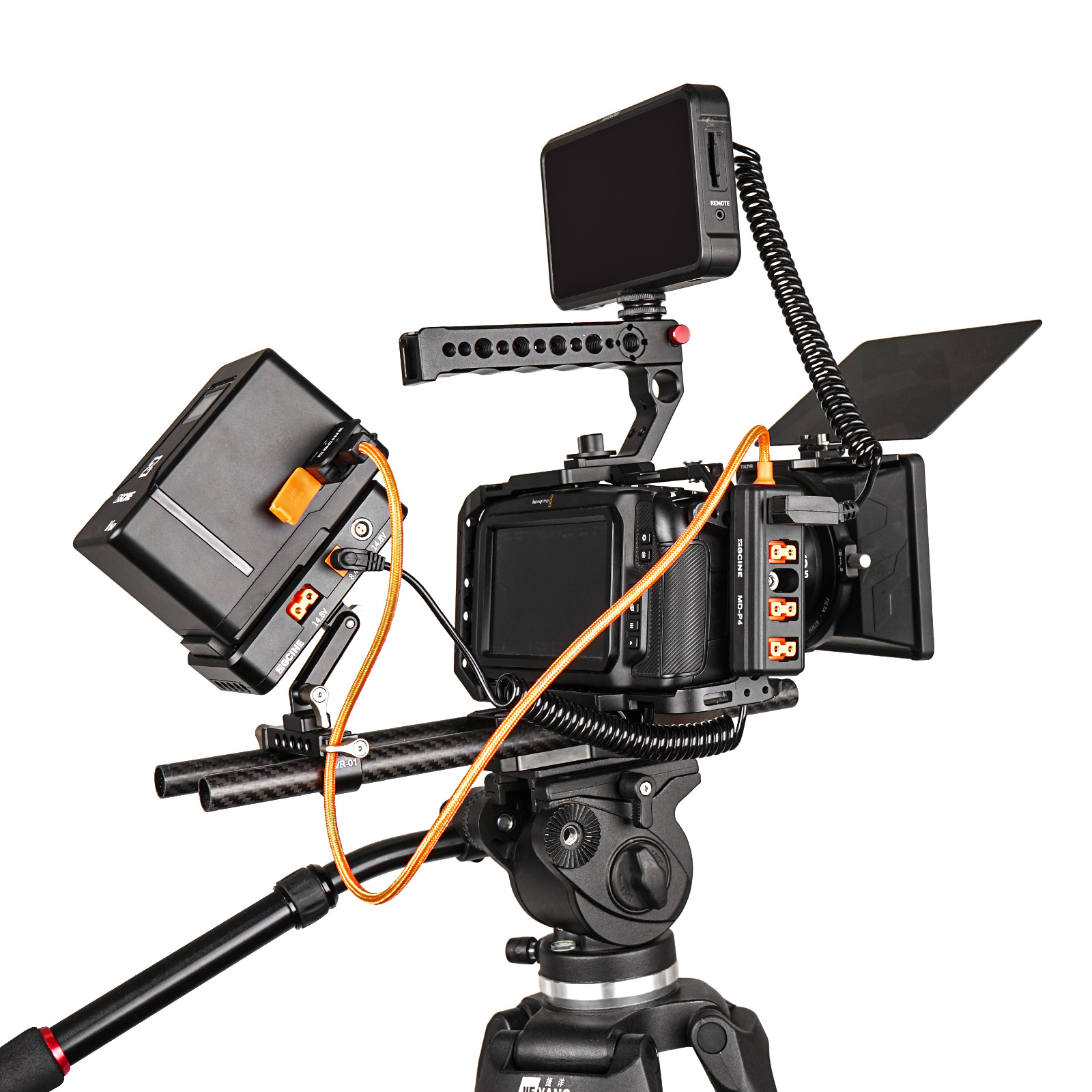 ZGCINE Shadow Small Energy Divide Four-D-TAP Power Cord B Port Adapted Camera Distribution Line D-TAP Public Cord