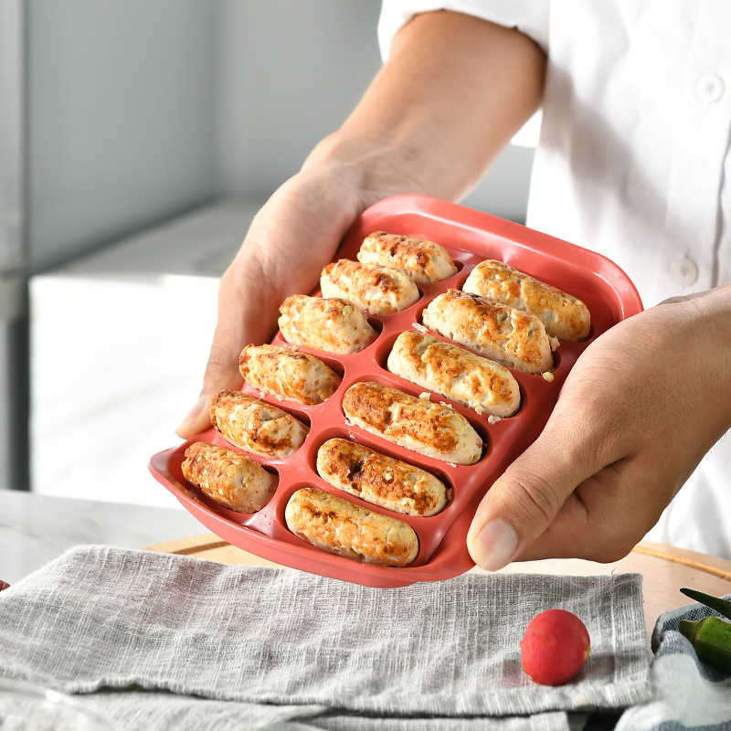 Kitchen baking silicone sausage mold household homemade hot dog mold high temperature resistant complementary Ham mold