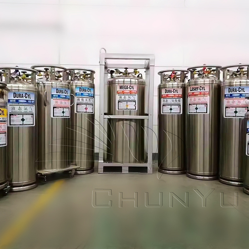 Liquid Nitrogen Supply Tank, Cryogenic Liquid Storage Tank, Industrial Hospital Liquid Nitrogen Refrigeration Equipment, Dewar Flask, High Purity
