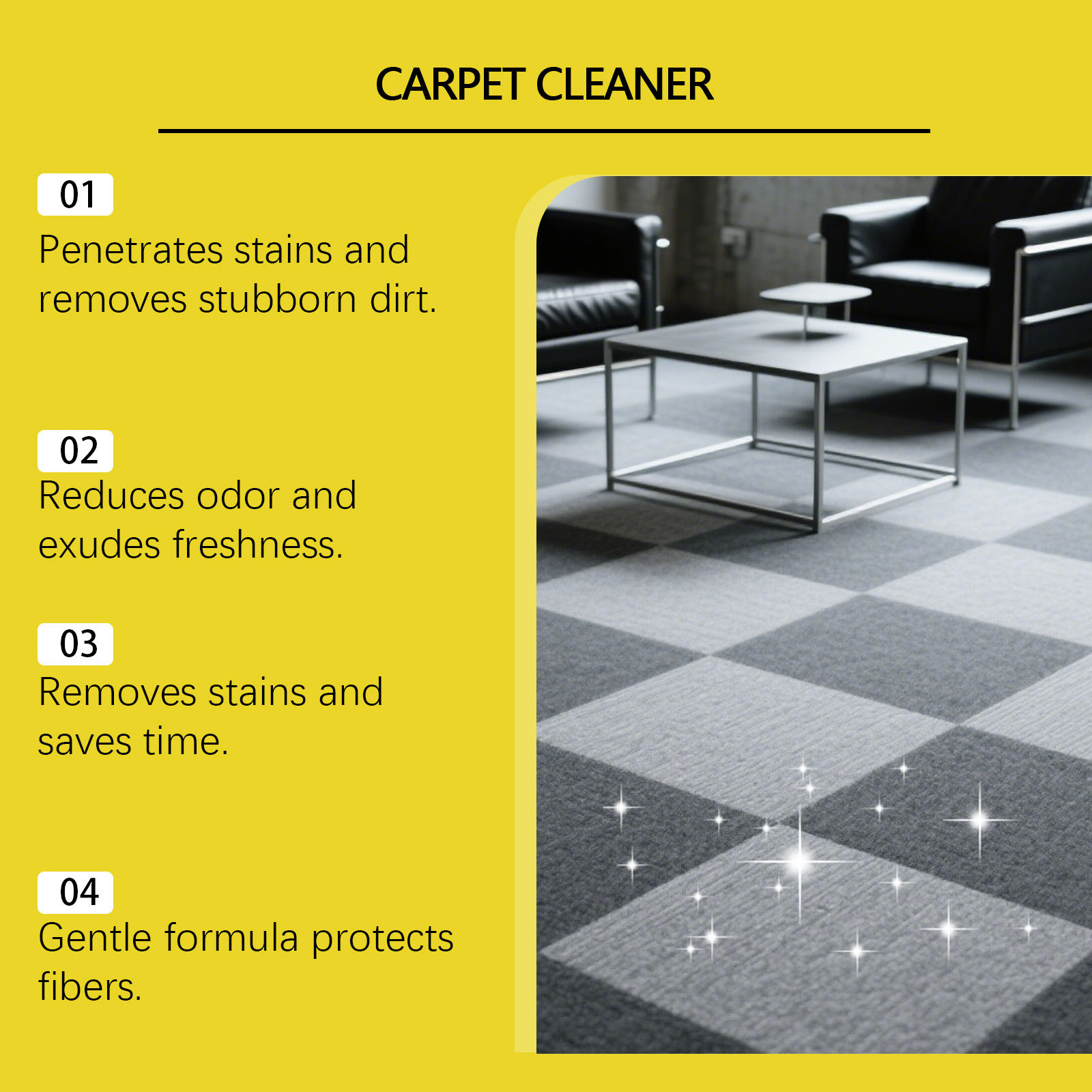 Jakehoe Carpet Cleaner, Special Carpet Cleaning Stain, Daily Gentle Blanket Protection, Suitable for a Variety of Materials