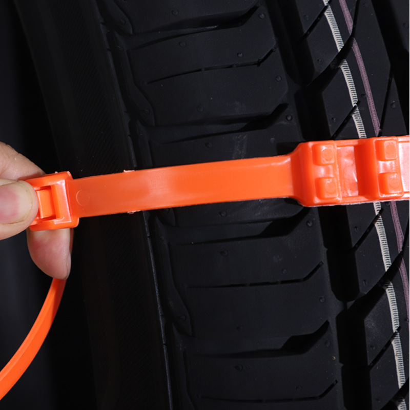 Car Anti-Skid Tie-Down Strap for Sedans, Suitable for Off-Road Vehicles, Suvs, Vans, Universal Snow Tire Anti-Skid Chains