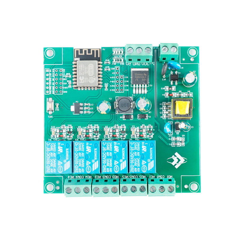 Esp8266Wifi Four-Way Relay Module Esp-12F Development Board Secondary Development Ac/Dc Power Supply