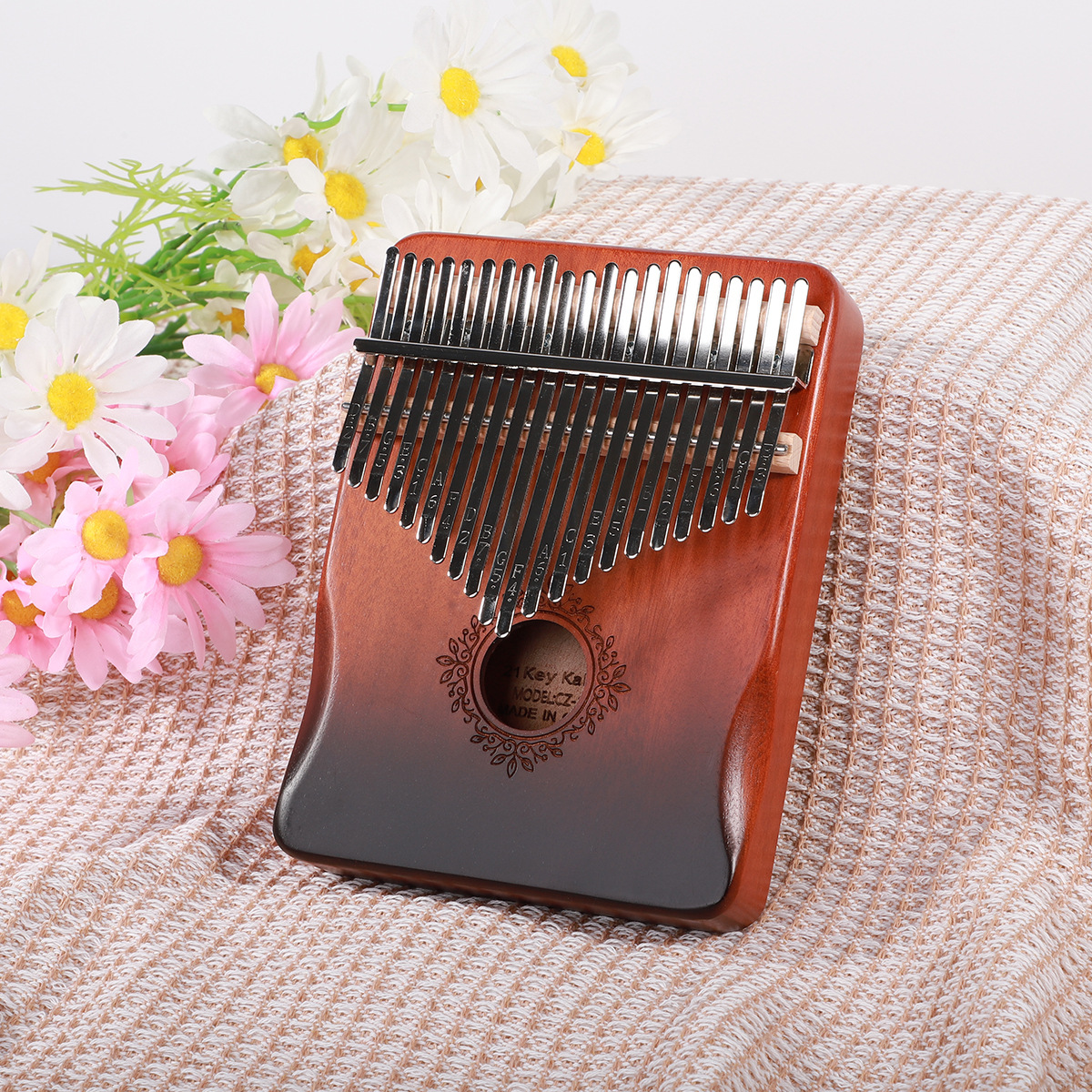 Kalimba Thumb 21 Tone/17 Tone Beginner Girl genuine goods Finger Piano Easy to Learn Finger Instrument