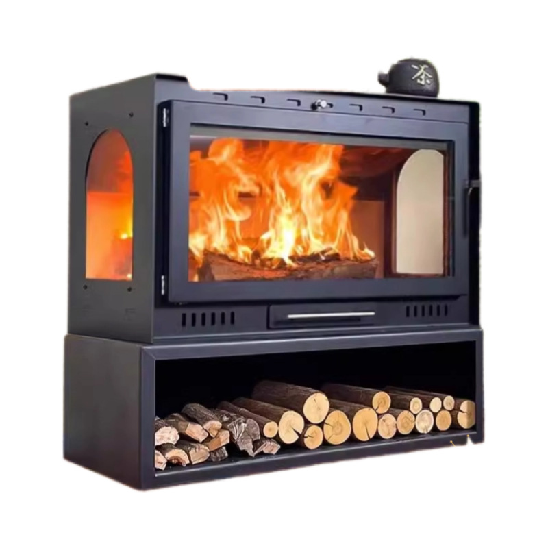 New Real Fire Wood-Burning Fireplace Firewood Household Heating Living Room Rural B&B Decorative Heating Stove