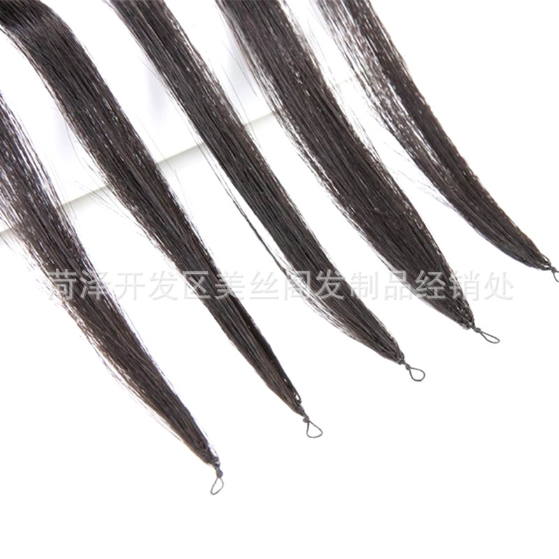 Second Generation Feather Hair Extensions Micro-Braided Feather Hair Extensions 6D Feather Hair Extensions Full Human Hair Feather Extensions