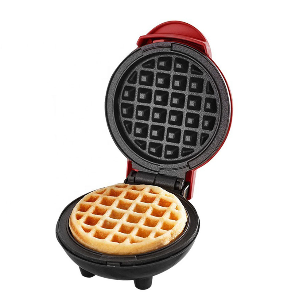 Portable home waffle machine mini breakfast machine mini waffle machine love round sandwich breakfast machine