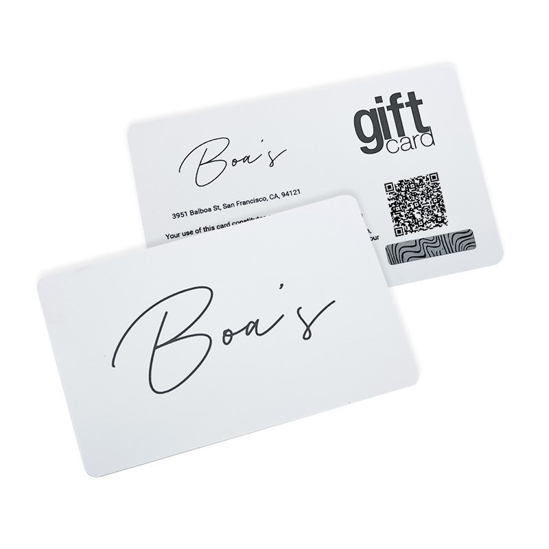 Pvc Membership Card Production Vip Hard Card Supermarket Barcode Scratch Card Barcode Points Redemption Scratch Code Factory Production