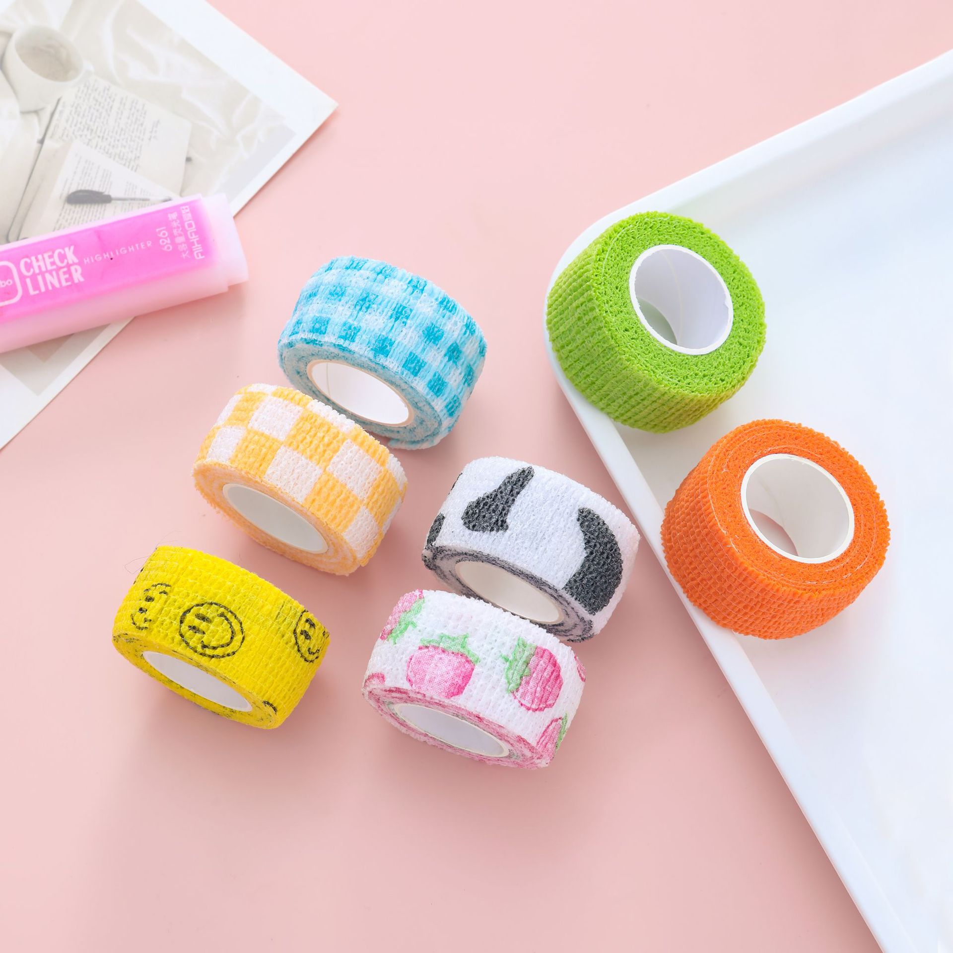 Finger Bandage Wholesale Writing Self-adhesive Bandage Finger Bandage Non-woven Elastic Bandage Finger Tape