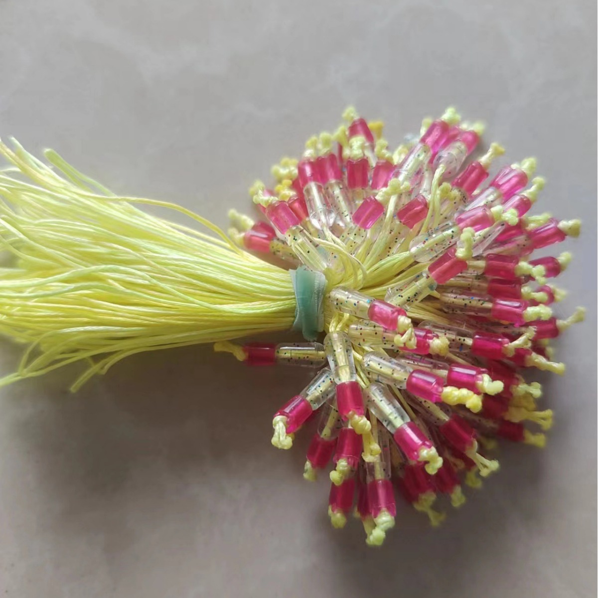 8 series of competitive PE knot strong horse to strengthen the main line pole slightly rope protection line reinforcement special platform fishing accessories 100 pieces one