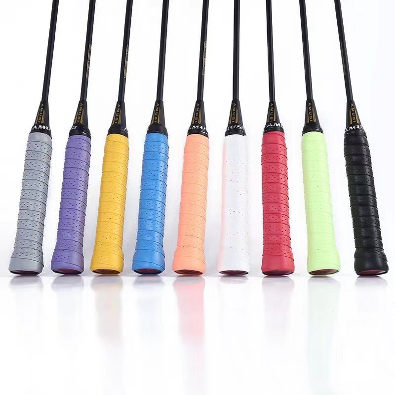 Клей для ручки бадминтонной ракетки, износостойкий, с килем, пробивной, дышащий, впитывающий пот, для теннисной ракетки, эластичный ремень для удочки