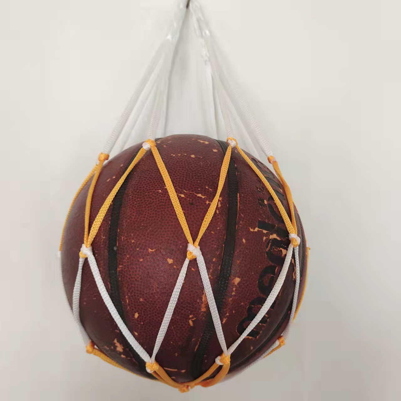 Handle handle ball pocket woven volleyball football basketball net pocket nylon elastic ball pocket wholesale ball bag