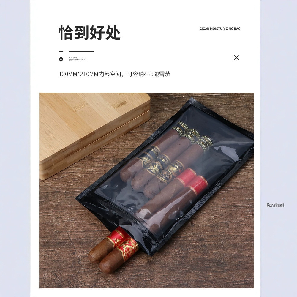 Cigar Humidifier Bag Cigar Accessories Cedar Wood Chips Cigar Humidifier Pack Kit Portable Travel New Cigar Humidifier Bag