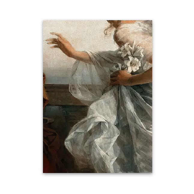 Living room decorative painting cross-border dedicated to canvas painting core wholesale beauty high-end hanging painting custom poster generation