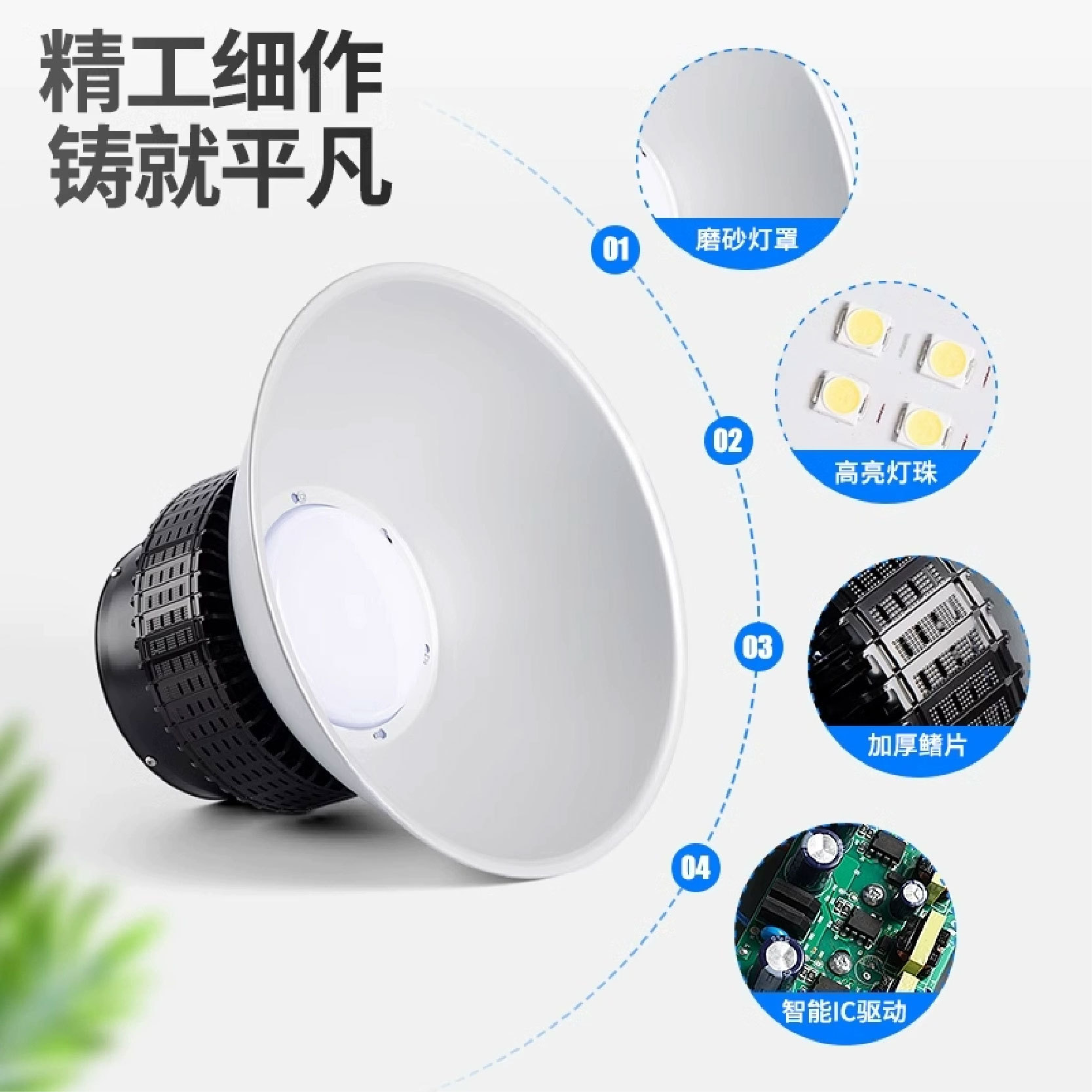 Yaming Led Ceiling Light Factory Workshop Factory Chandelier Warehouse Lighting Ceiling Light Super Bright Fin Industrial Chandelier