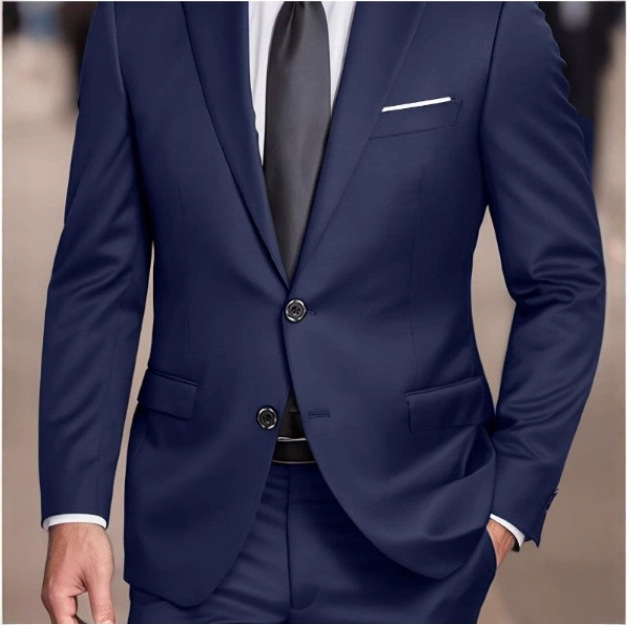 Suit Men's Business suit Professional Formal Suit Men's Two-Piece Suit Slim-Fit Korean Style Best Man and Groom Wedding Dress