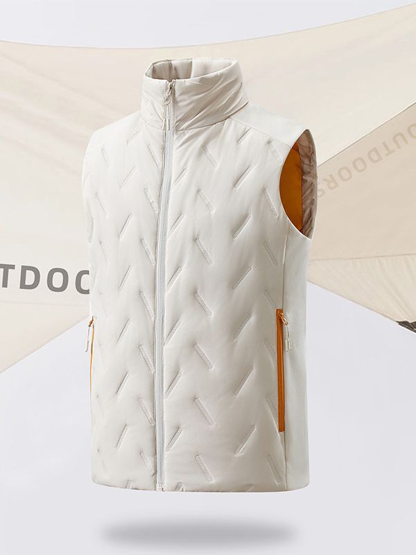 2023 new autumn and winter cotton vest sports leisure couple Men's cotton vest women's sports cotton vest