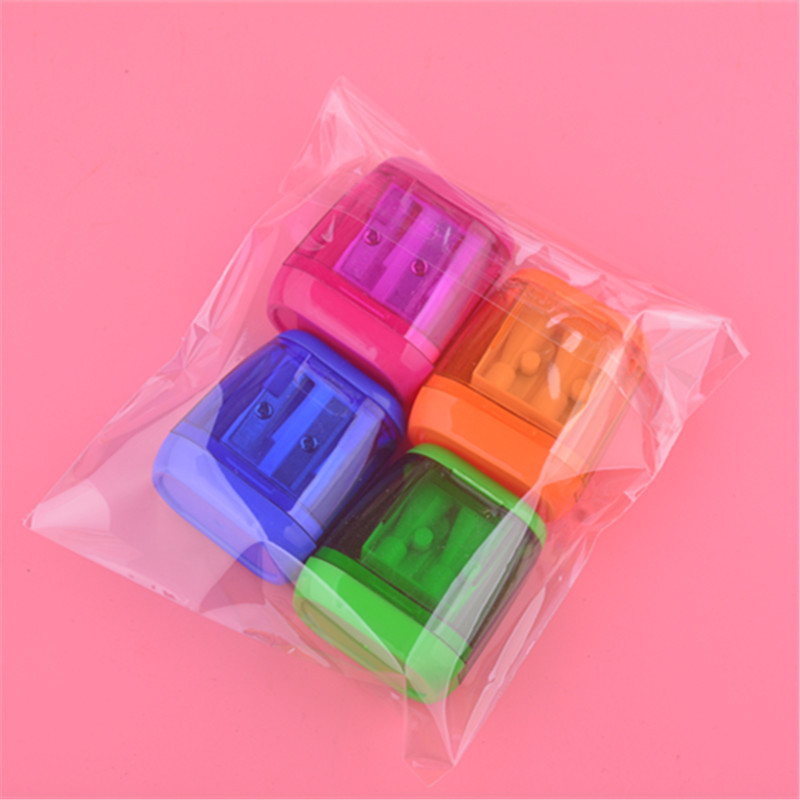 New Double-Hole Pencil Sharpener Plastic Pencil Sharpener with Lid Pencil Sharpener Cute Children's Pencil Sharpener Pencil Planer Printable