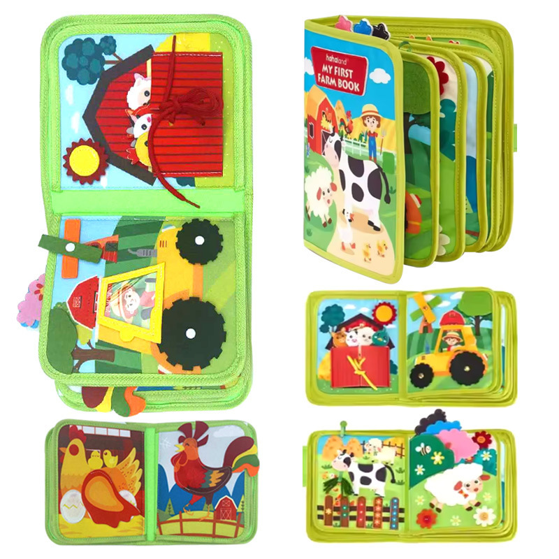 Фетровая обучающая доска для детей раннего обучения