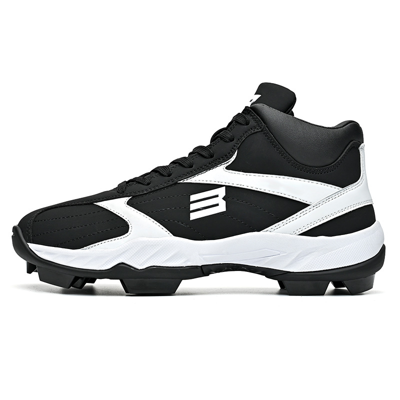 Cross-Border Large Size American Football League American Baseball Tpu Wear-Resistant Anti-Slip Low-Top Baseball Shoes Ankle Protection Baseball Shoes