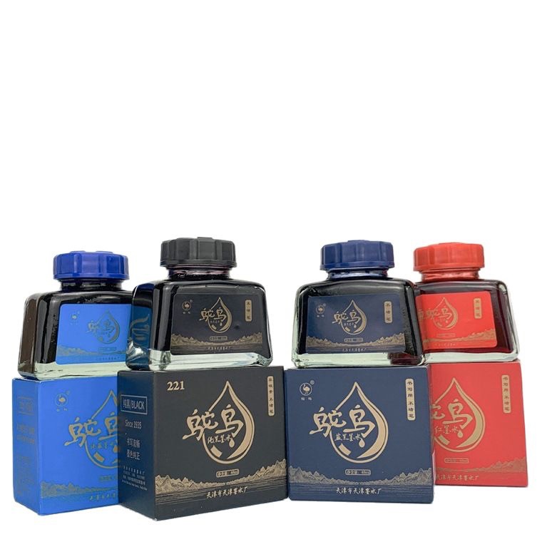 Ostrich factory wholesale 2-head black non-carbon pen ink for writing exercises student ink