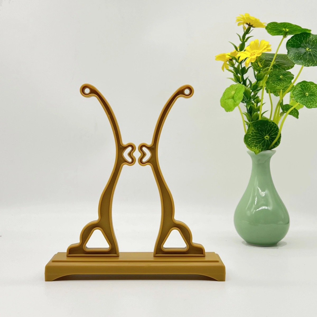 Fan accessories Chinese style round fan base Palace fan bracket adjustable removable fan bracket