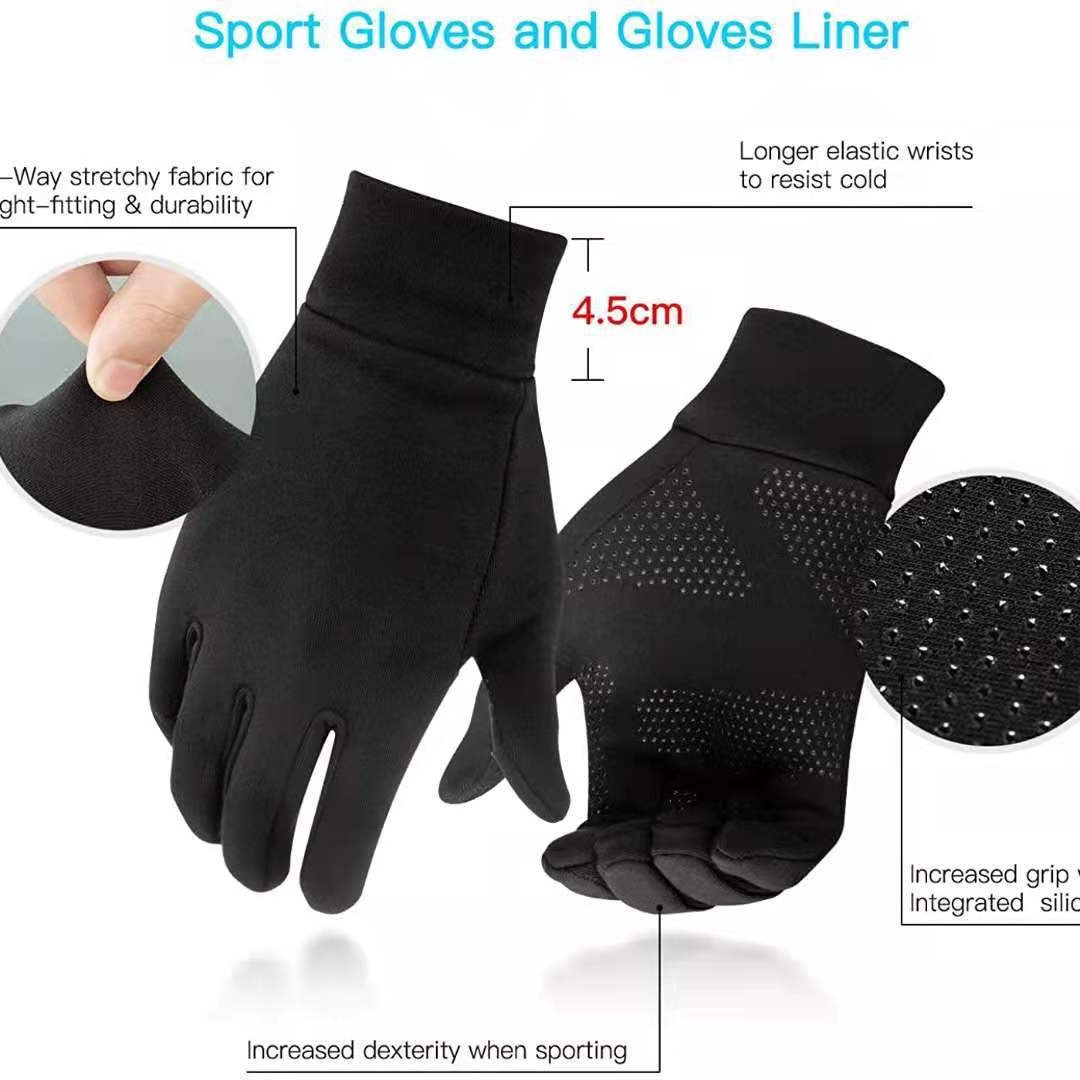 Carefully Selected Cross-Border Autumn and Winter Warm Cycling Gloves for Adults, Outdoor Sports, Non-Slip, Touchscreen, Driving and Running Gloves