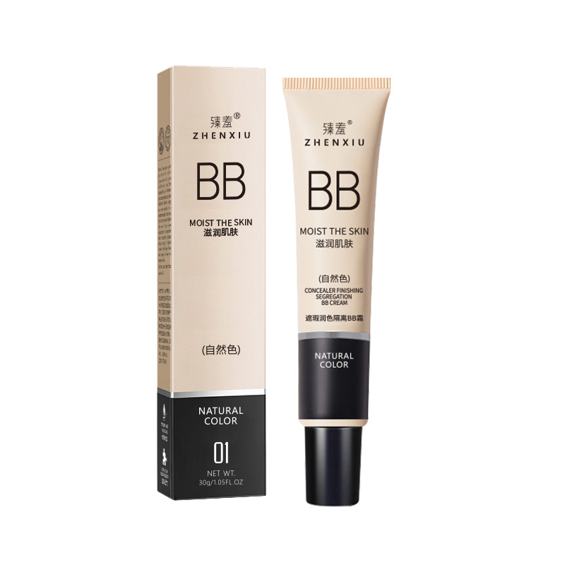 Zhen Shame Polish BB Cream Isolation Cream Makeup Front Cream Concealer Invisible Pore Lasting No Makeup Foundation Liquid Authentic