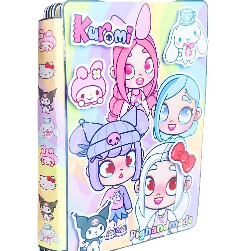 Cut-free New Kulomi Girls Home Quiet Book Fun Dress-up Toy Handmade DIY Material Bag Puzzle