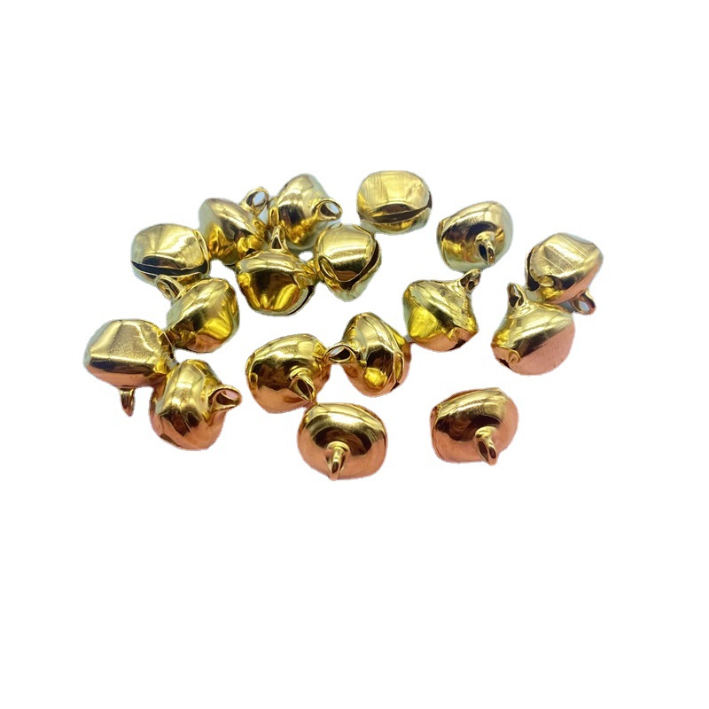 One-word iron bell Golden pet cartoon duck bill Bell Christmas decoration flat Bill small Bell DIY manufacturers wholesale