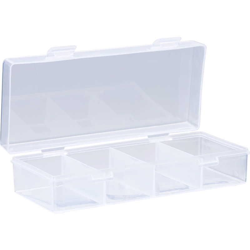 Chips Box Texas Hold'em Transparent Card Chip Rack Points Coin Storage Box 100 Piece Bonus Coin Box