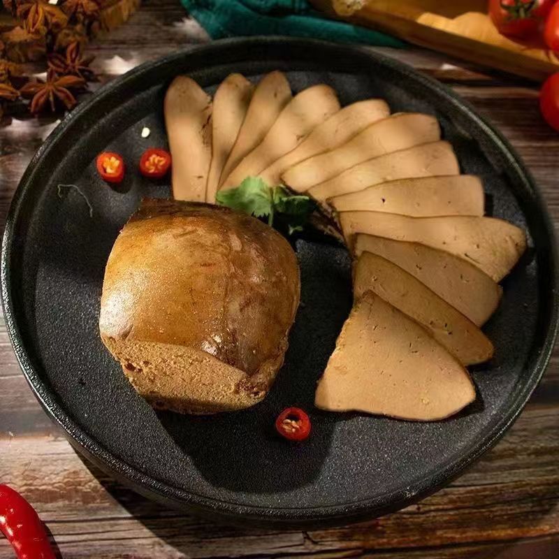 Spiced Lamb Liver Ready-To-Eat Fresh Cooked Lamb Liver Inner Mongolia Specialty Snack Braised Cooked Food Snack Individually Packaged