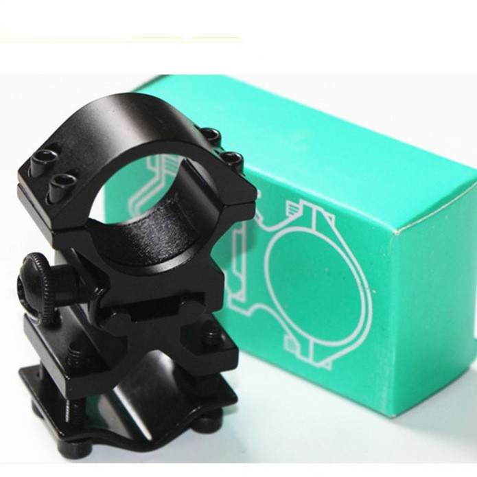 Wholesale k185 fixture butterfly clamp pipe clamp tactical flashlight bracket transfer connection clamp flashlight clamp fast row clamp