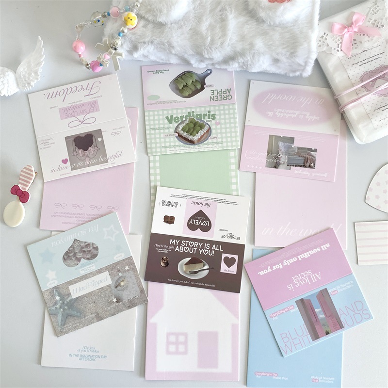 Корейская упаковка карточек, базовая карточка, упаковка карточек для защиты ювелирных изделий, упаковка подарков для выпечки