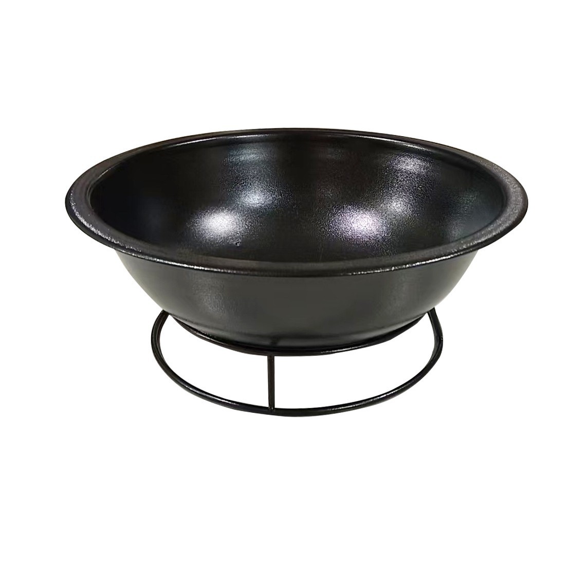 African Bonfire Fire Pit Symbolizes Perfect Happiness with Its Classic Round Design and Crosses the Fire Pit to Dispel Bad Luck and Red Fire