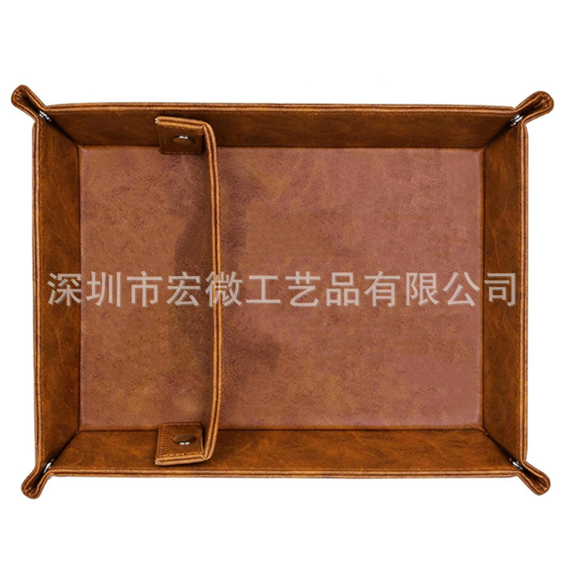 Распродажа - оптовая продажа двухцветного подноса, кожаного подноса, для мелких предметов, хранения ключей, игрушек, канцелярских принадлежностей