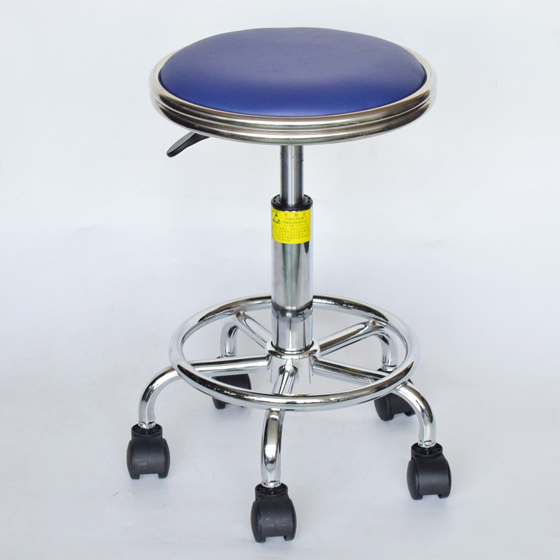 Антистатичный подъемный экспериментальный стул, рабочий стул для сборочной линии, вращающийся антиф fatigue стул для стоматологов