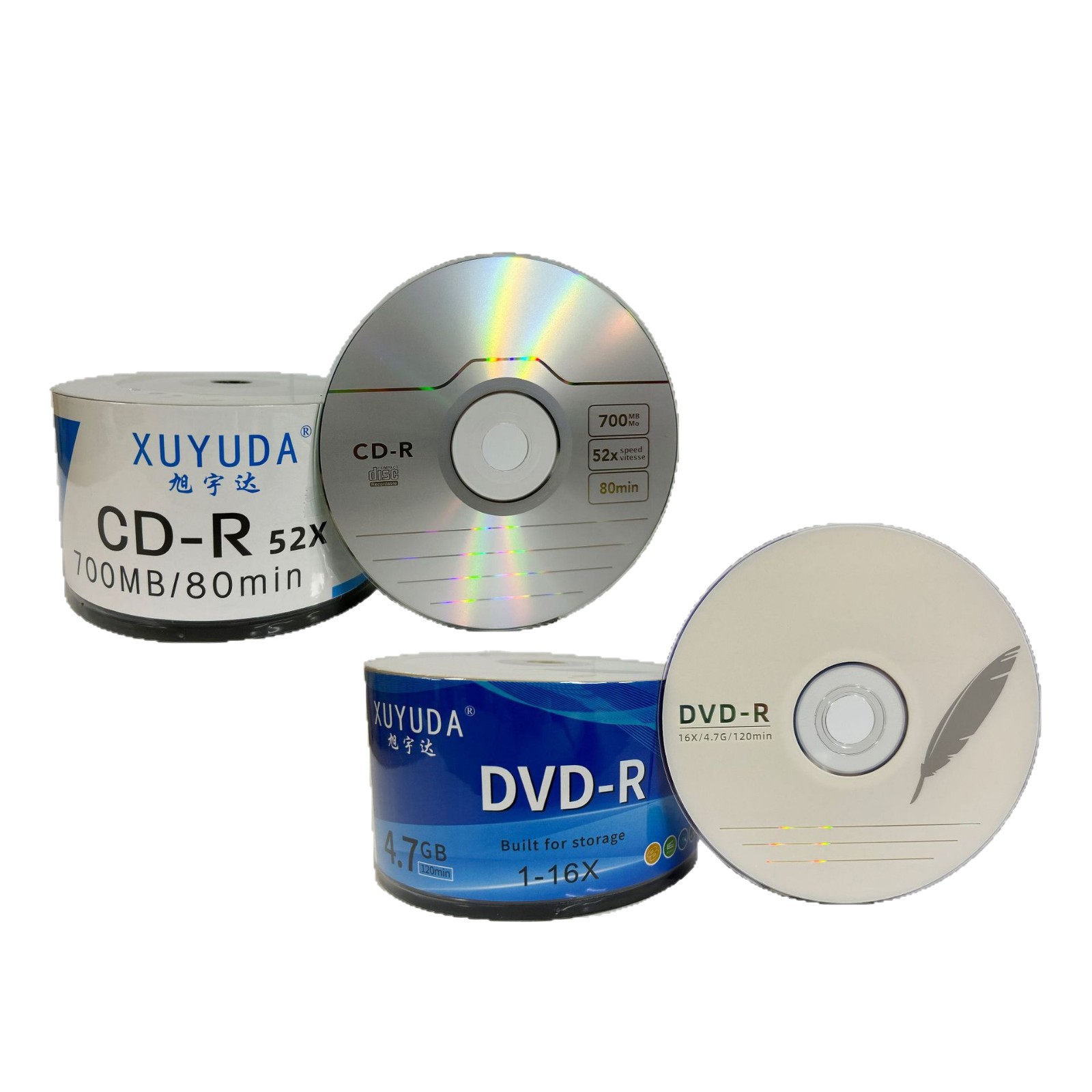 Blank Dvd Disc 4.7g Burning Disc Printable Cd-R Office 700Mb Cross-Border Export Manufacturer Wholesale Disc