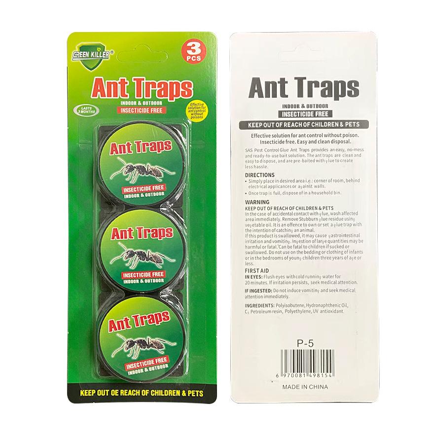 Ant Trap Household Ant-Killing Glue One-Stop Sticky Ant Box Convenient to Stick Ant Trap Box Ant Medicine