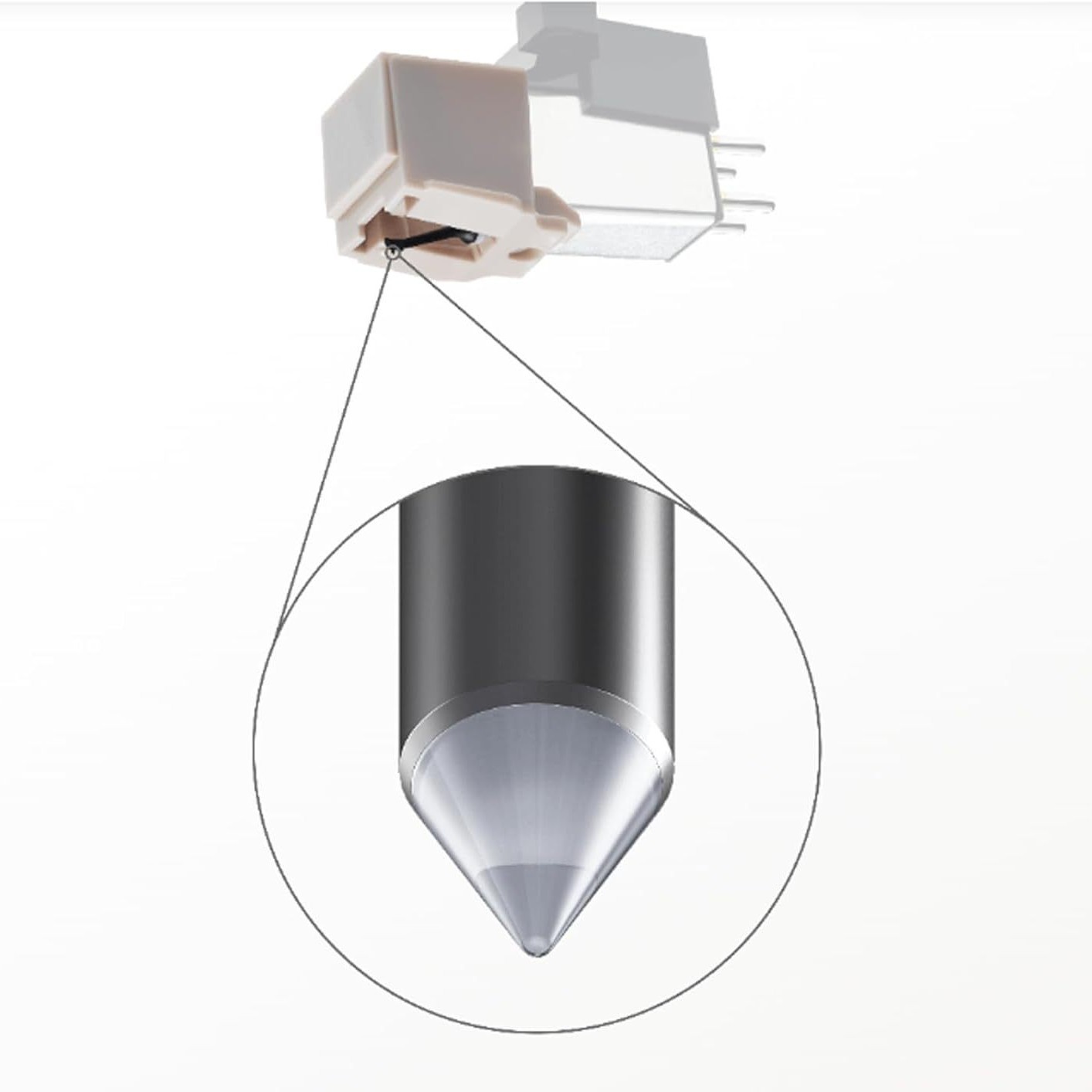 Стилус для винилового проигрывателя At3600L, запасная игла, алмазный наконечник, картридж для граммофона