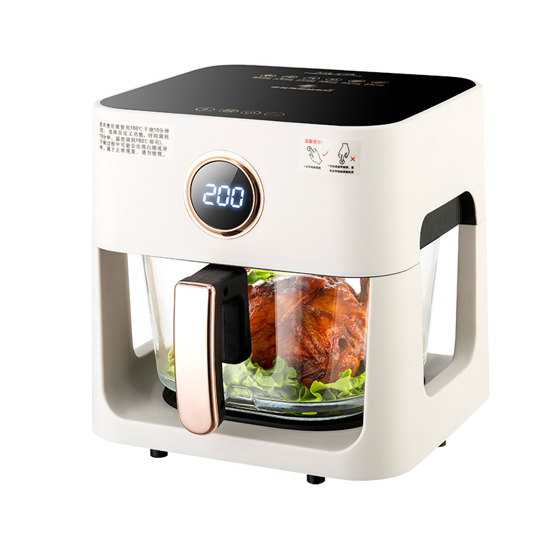 Air Fryer Air Fryer Smart Home Visual Touch Screen Electric Fryer Oil-Free Multifunctional French Fries Oven