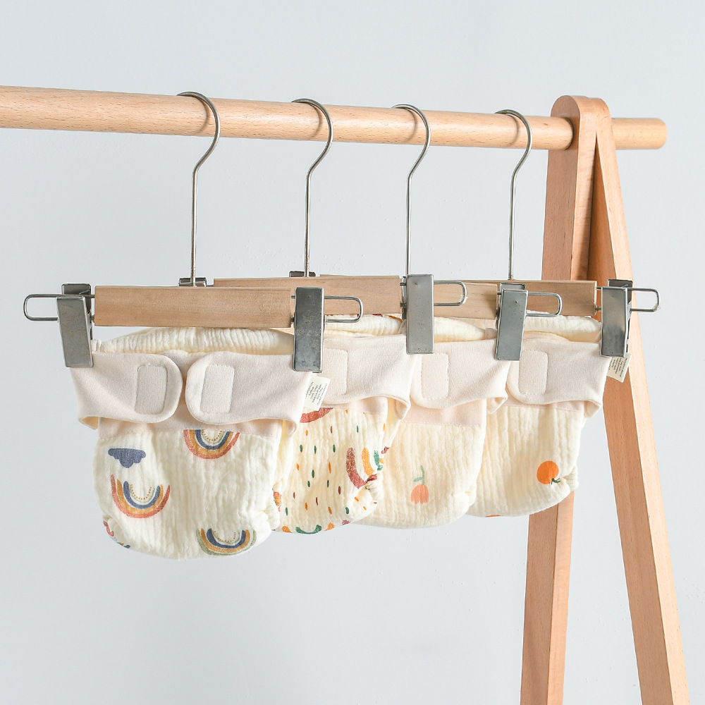 Korean version of gauze cotton baby wing training study pants gauze diapers waterproof diapers cotton diapers category A